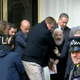 Julian Assange being dragged out of the Ecuadorian embassy in London, England by British Police on Thursday morning